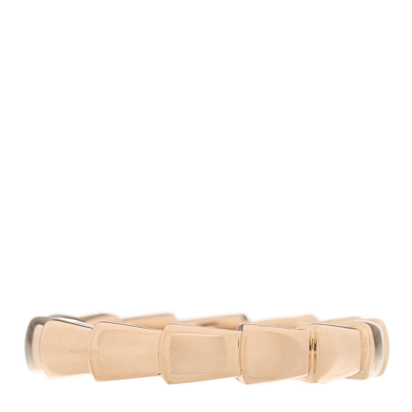 18K Rose Gold Serpenti Viper Band Ring 53 6.5