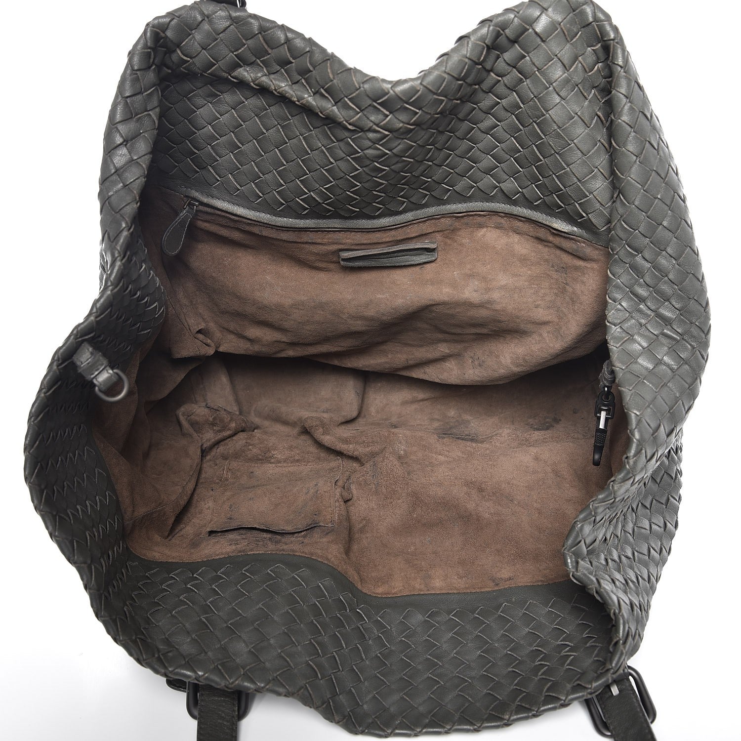 Bottega Veneta Nappa Intrecciato Large Seamless Tote New Light Grey 5 of 11