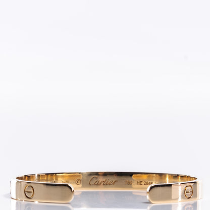 Cartier 18K Pink Gold LOVE Cuff Bracelet 18 3 of 5
