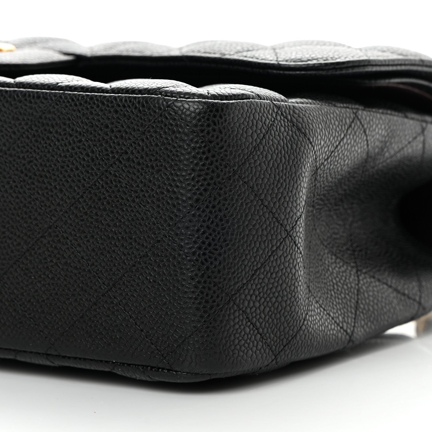 Chanel Caviar Quilted Jumbo Double Flap Black 10 of 13