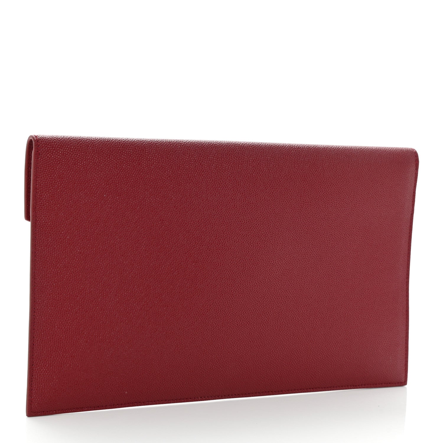 Saint Laurent Grain De Poudre Uptown Pouch Red 3 of 9