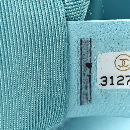 Chanel Lambskin Quilted Medium Chanel 19 Flap Light Blue 7 of 9
