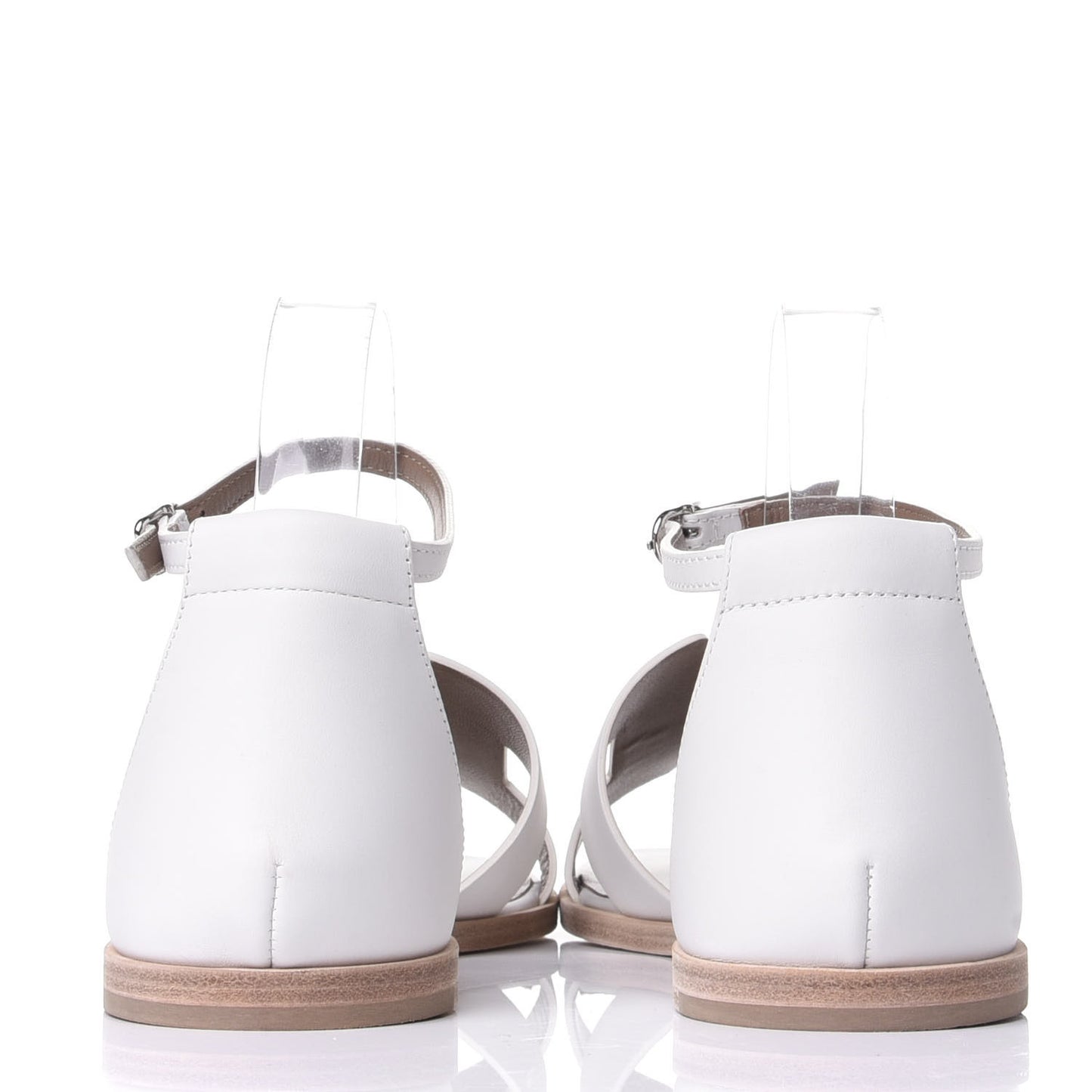 Calfskin Santorini Sandals 40 White