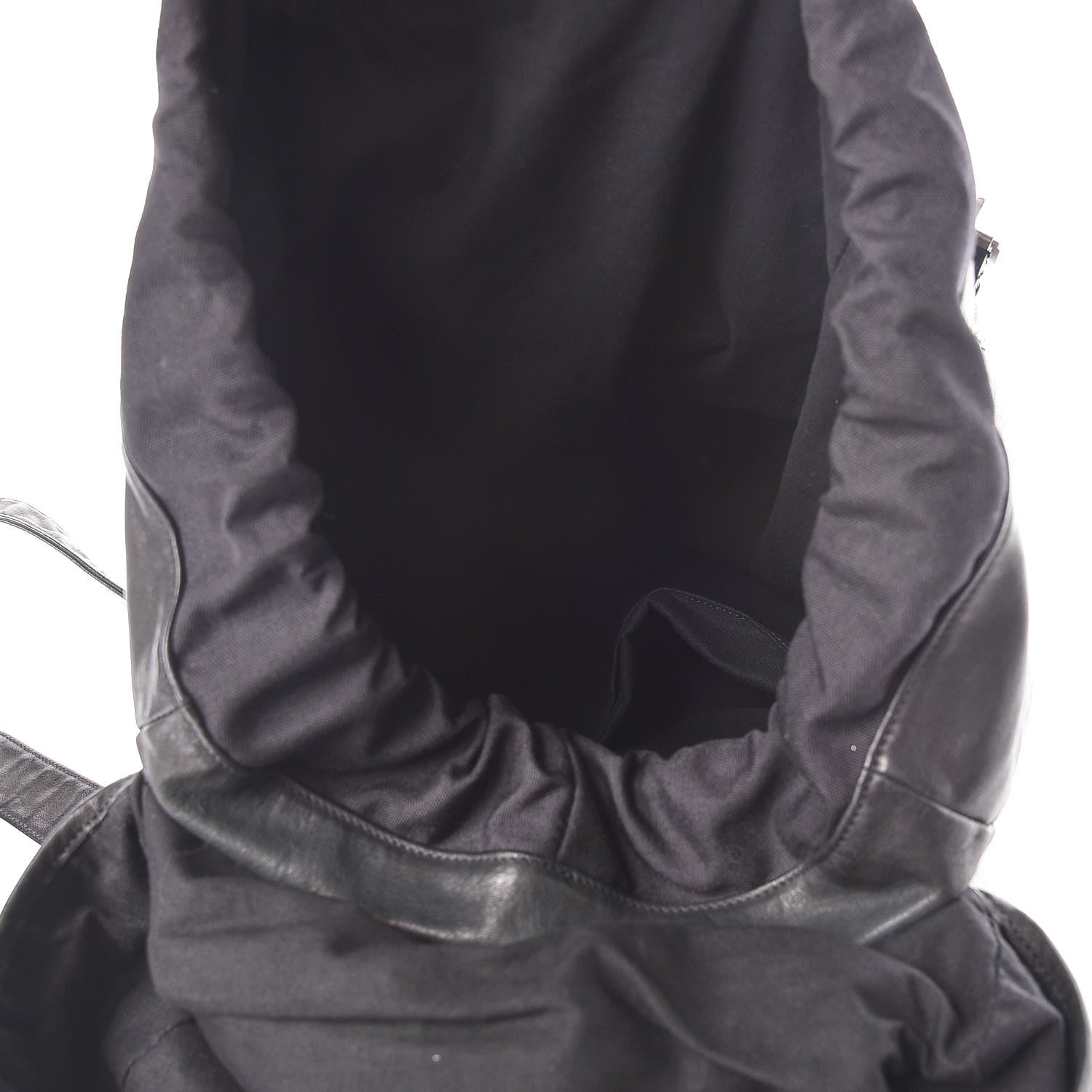 Saint Laurent Calfskin Delave Backpack Black 5 of 13