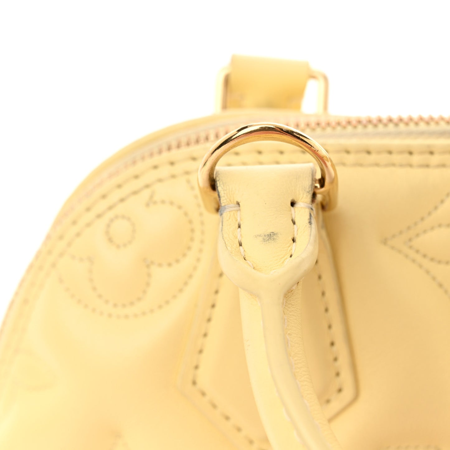 Calfskin Bubblegram Alma BB Banana