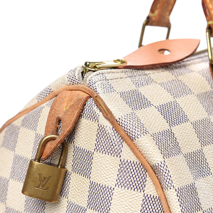 Louis Vuitton Damier Azur Speedy 30 17 of 19