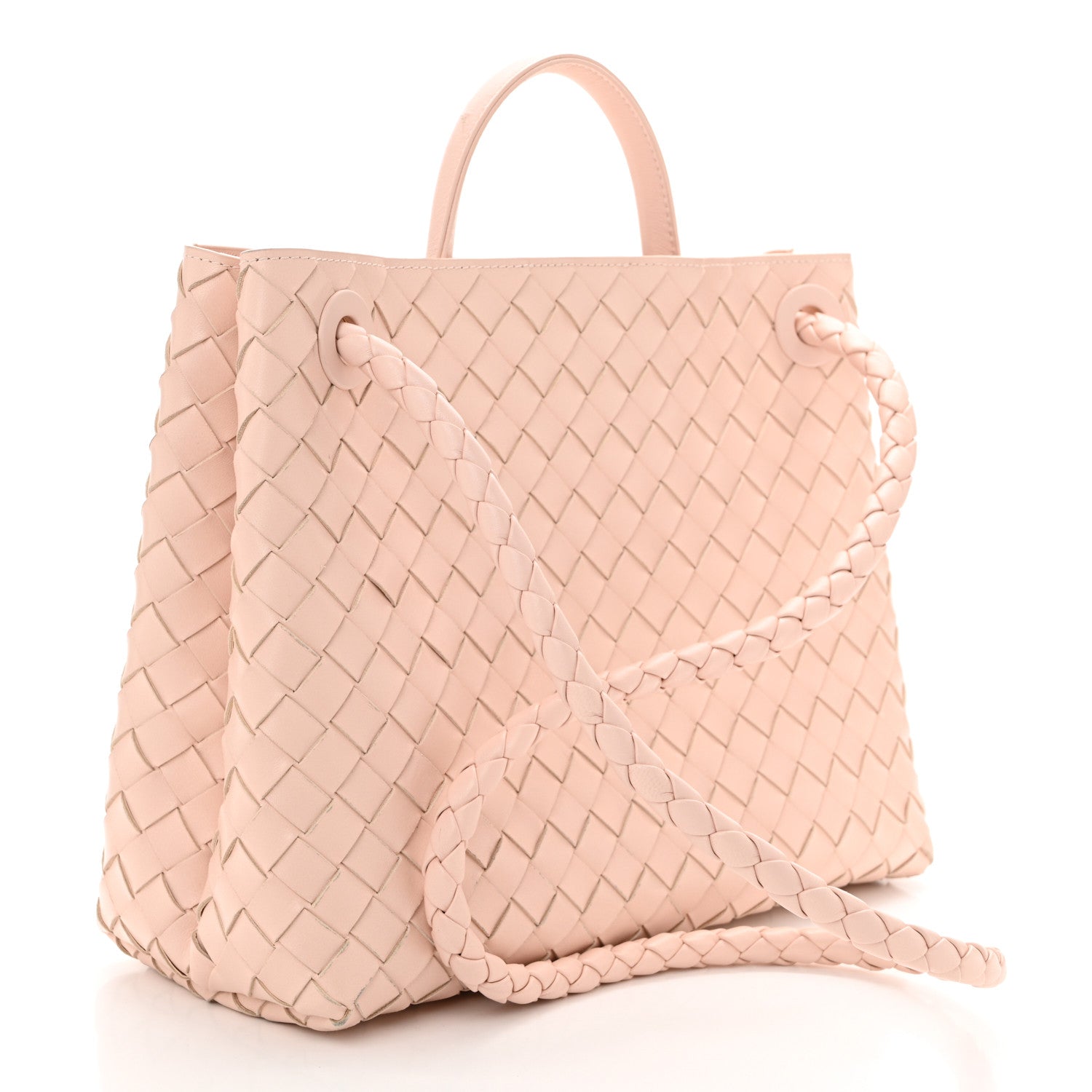 Bottega Veneta Nappa Intrecciato Medium Andiamo Shoulder Bag Lotus 3 of 10