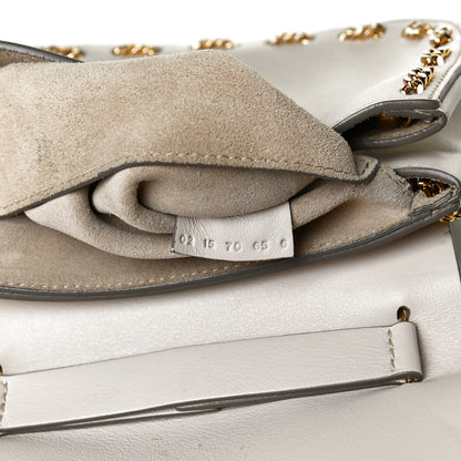 Chloe Calfskin Mini Drew Chain Shoulder Bag White 12 of 15