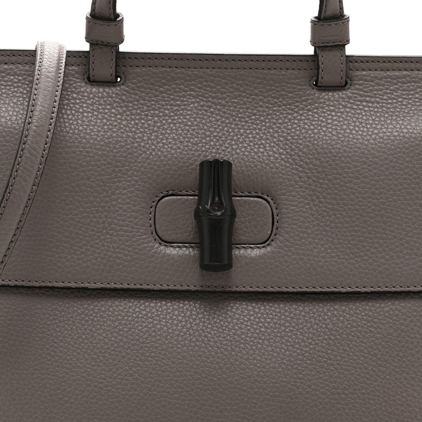 Cellarius Calfskin Medium Bamboo Daily Top Handle Bag Storm Grey