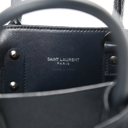 Saint Laurent Grained Calfskin Nano Sac De Jour Marine 6 of 11