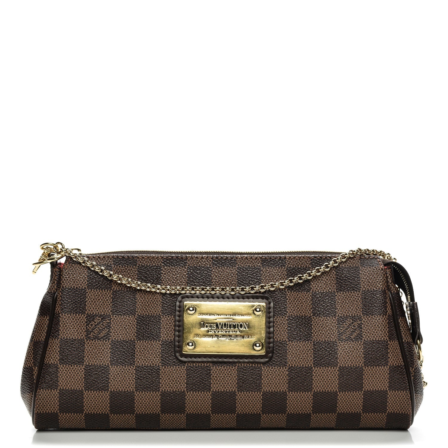 Louis Vuitton Damier Ebene Eva Clutch 1 of 7