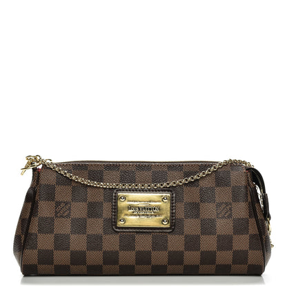 Louis Vuitton Damier Ebene Eva Clutch 1 of 7