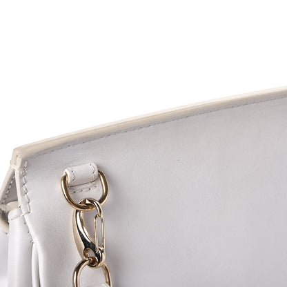 Versace Calfskin Palazzo Empire Crossbody Bag White 21 of 23