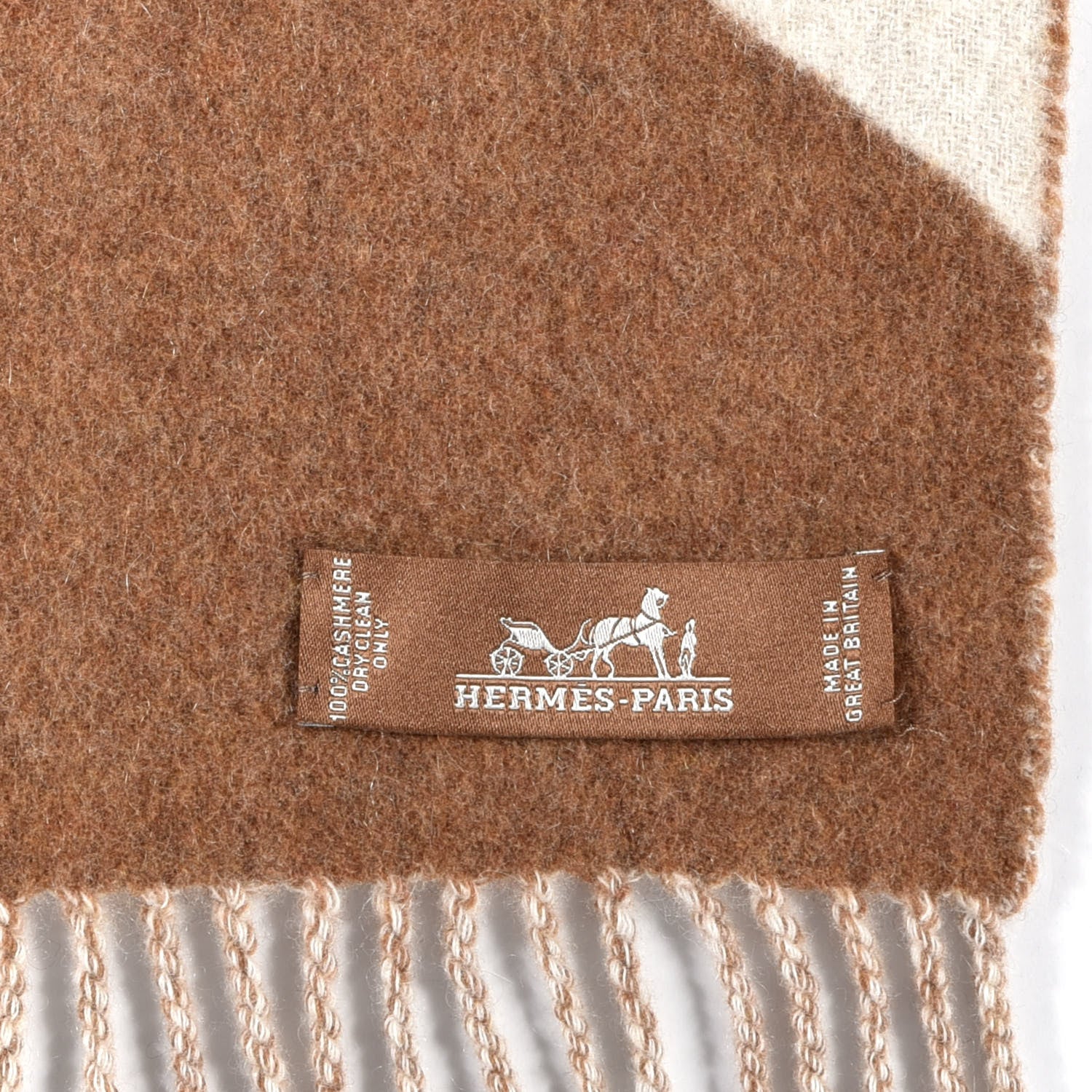 Hermes Cashmere Casaque Chevron Muffler 4 of 4