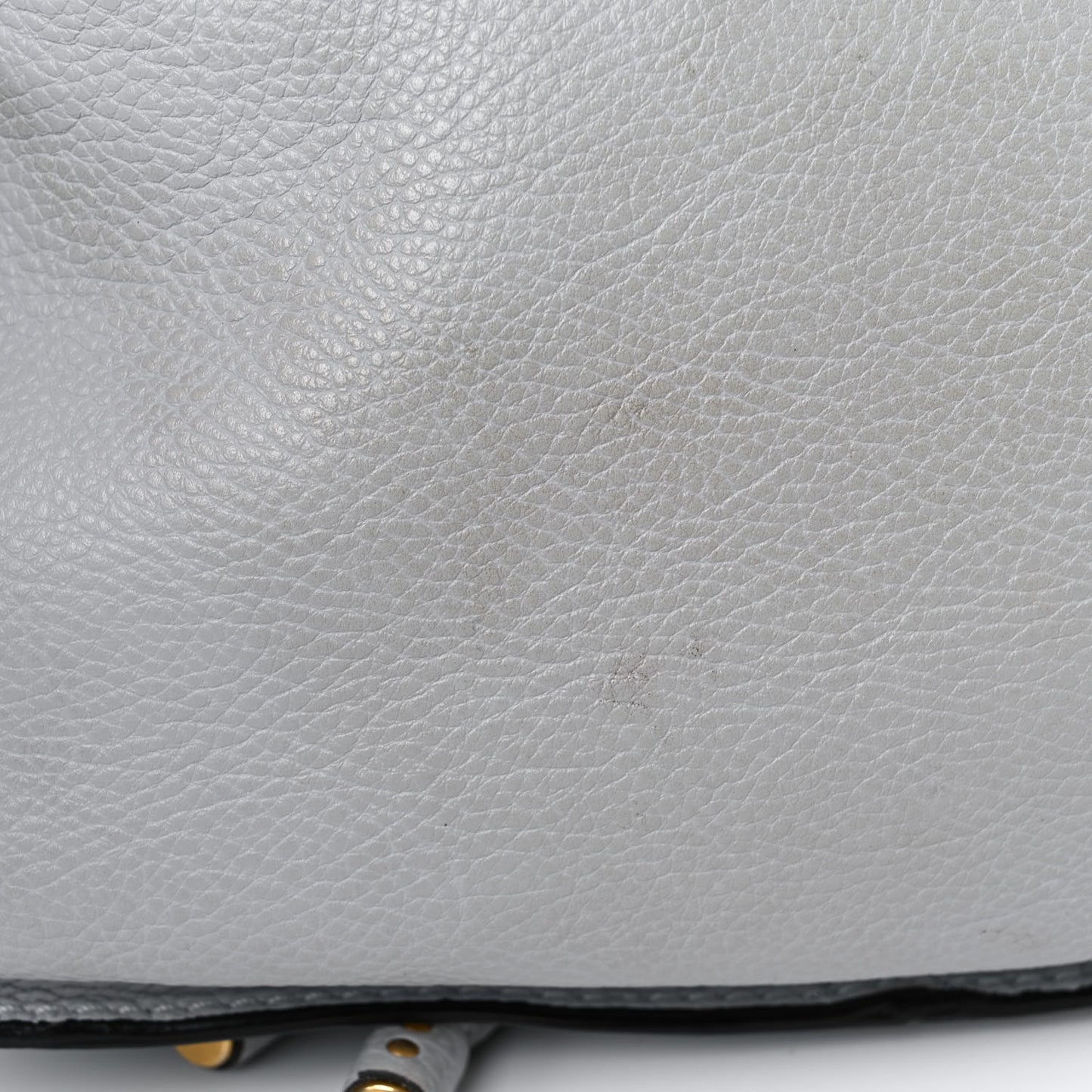 Calfskin Small Marcie Satchel Airy Grey