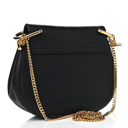 Chloe Grained Lambskin Mini Drew Shoulder Bag Black 2 of 4