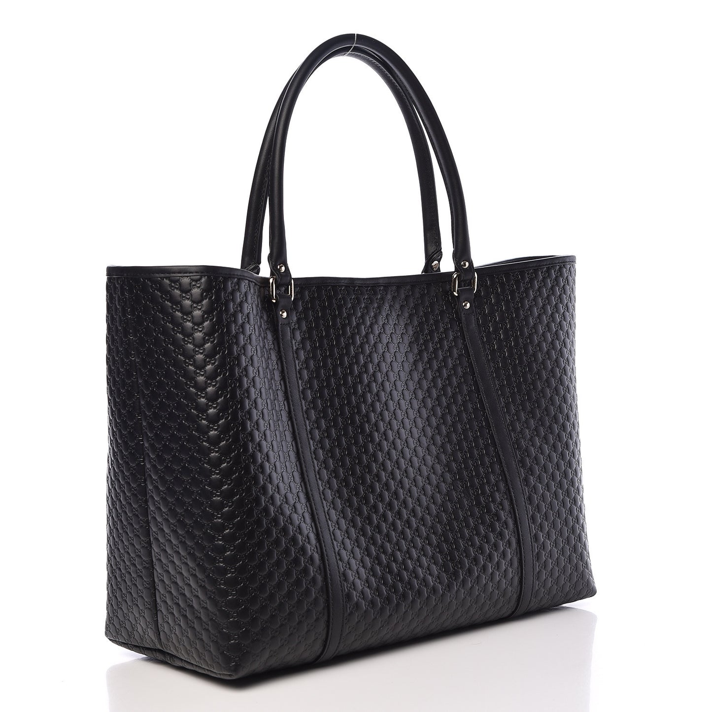 Microguccissima Large Joy Tote Black