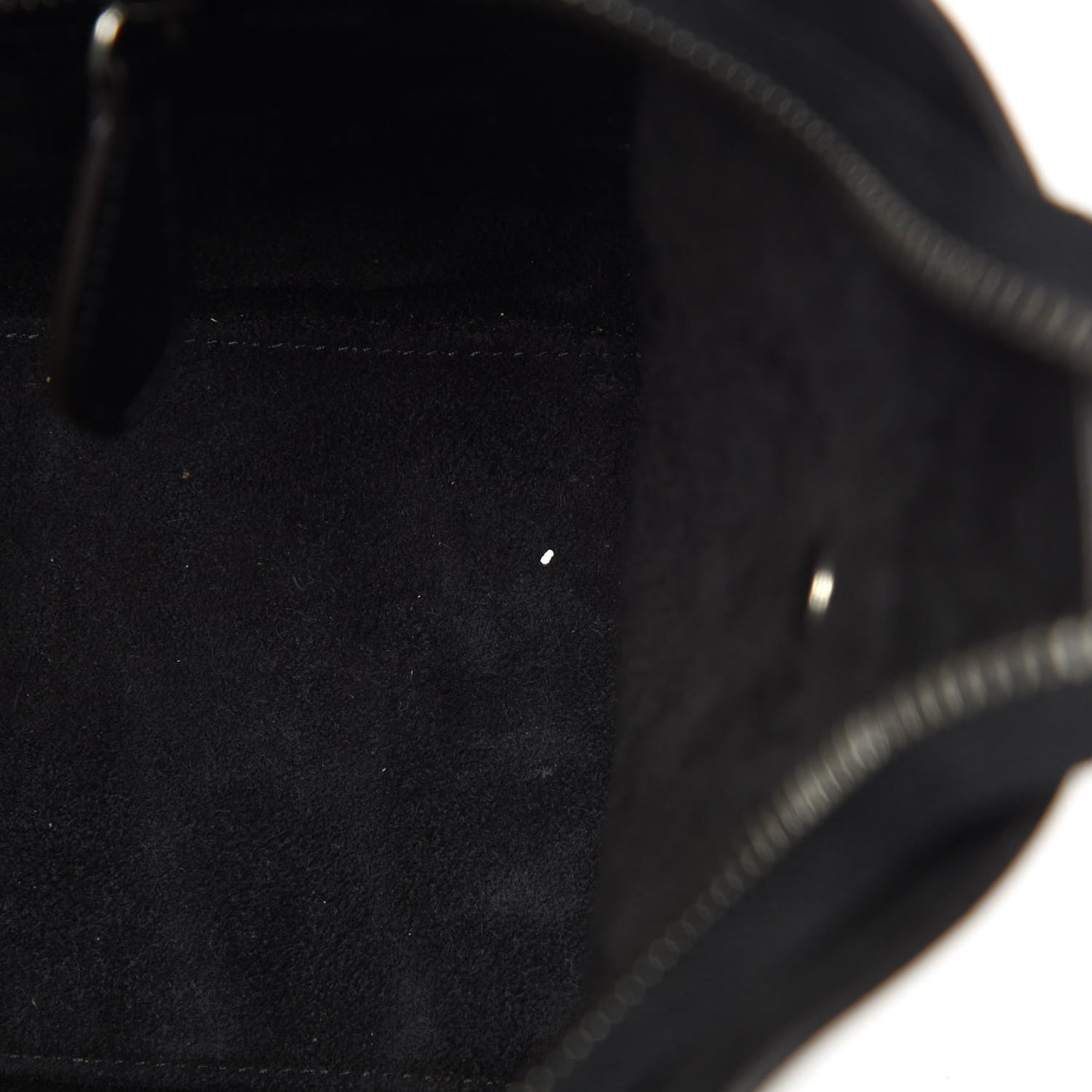 Drummed Calfskin Micro Luggage Black