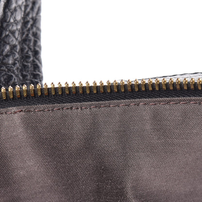 Fendi Pebbled Calfskin Small Chameleon Tote Black 13 of 16