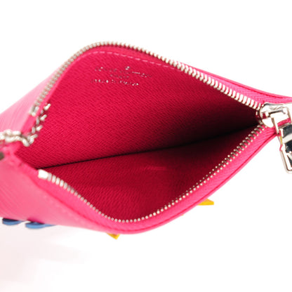 Louis Vuitton Epi Tribal Mask Key Pouch Pivoine 5 of 7