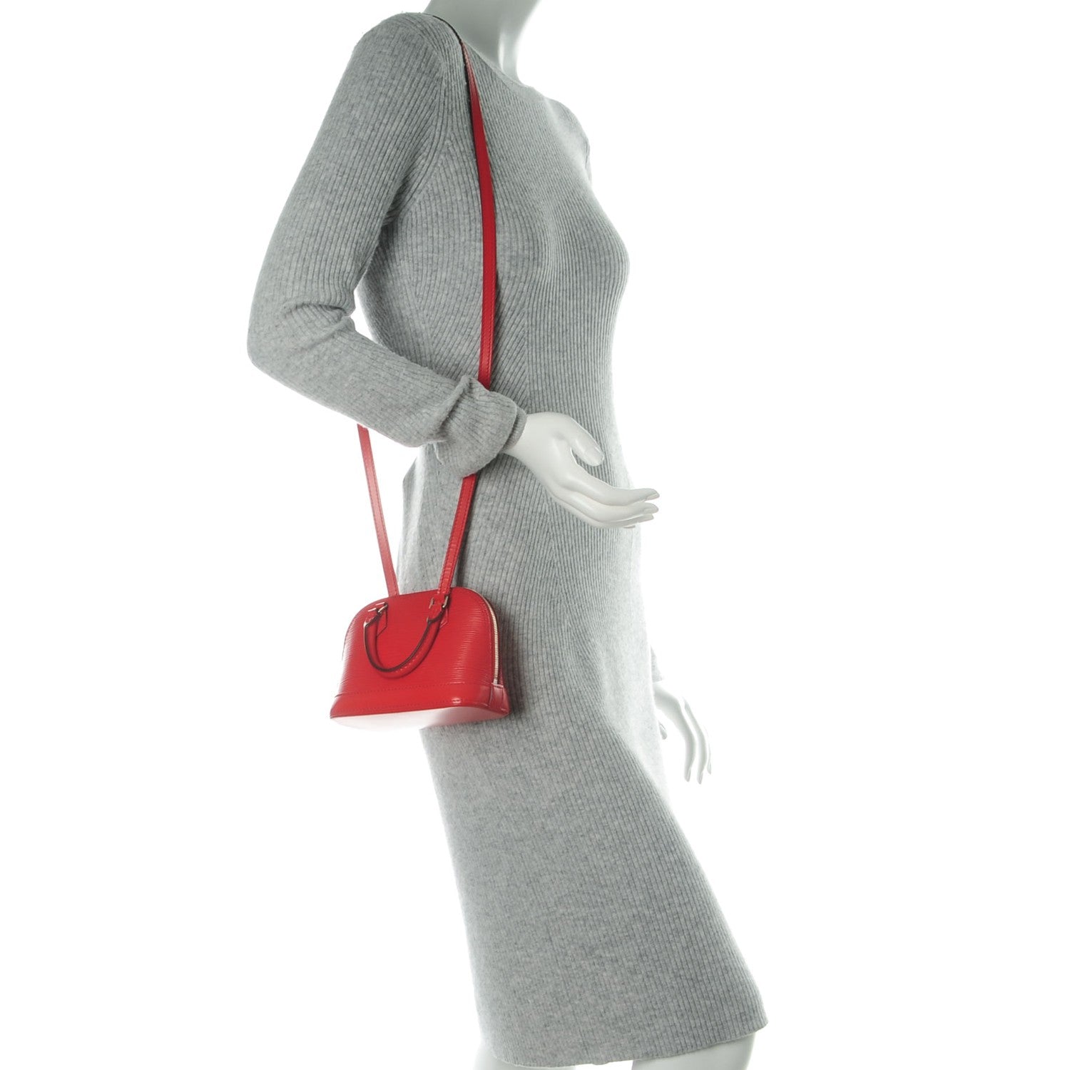 Louis Vuitton Epi Nano Alma Coquelicot 2 of 8