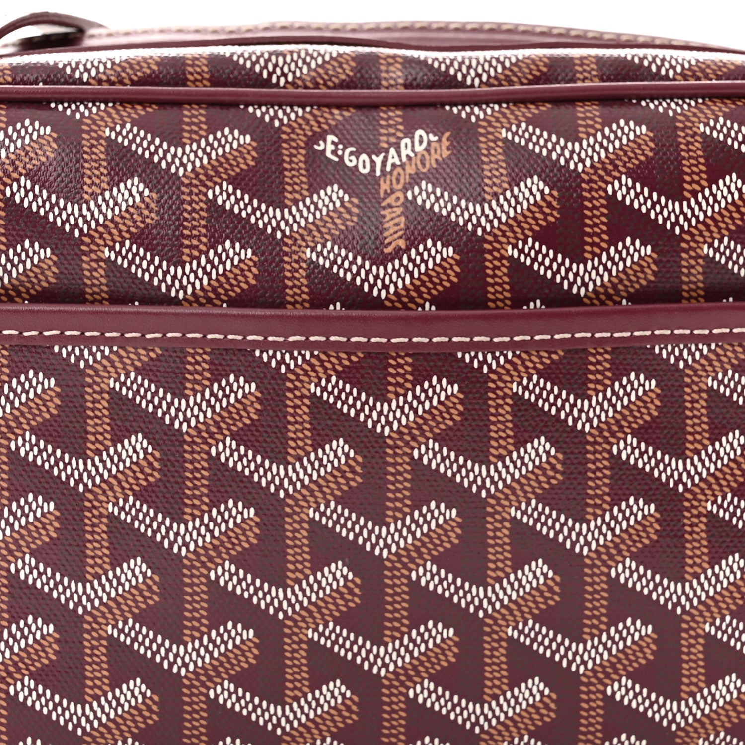 Goyard Goyardine Sac Cap Vert Burgundy 7 of 9
