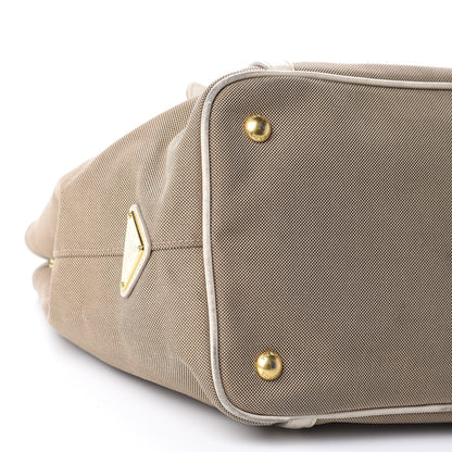 Prada Jacquard Logo Tote Talco 9 of 11