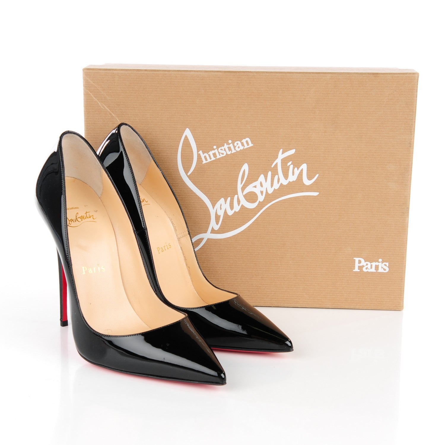 Christian Louboutin Patent So Kate 120 Pumps 37 Black 6 of 7