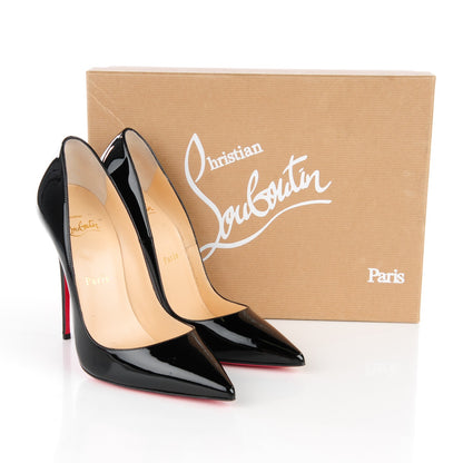 Christian Louboutin Patent So Kate 120 Pumps 37 Black 6 of 7