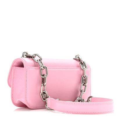 Balenciaga Calfskin Stripe Embossed Gossip Chain Bag XS Candy Pink 3 of 10