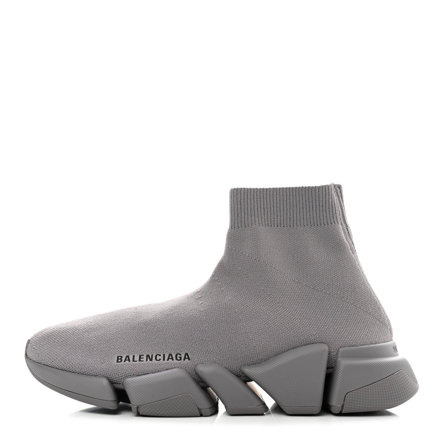 Balenciaga Technical 3D Recycled Knit Womens Speed 2.0 Sneakers 39 Monocolor Grey 1 of 7
