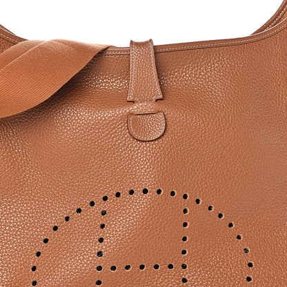 Hermes Taurillon Clemence Evelyne III TGM Gold 8 of 15