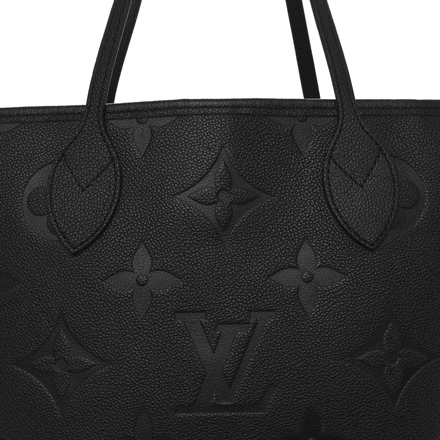 Louis Vuitton Empreinte Monogram Giant Neverfull MM Black 8 of 10
