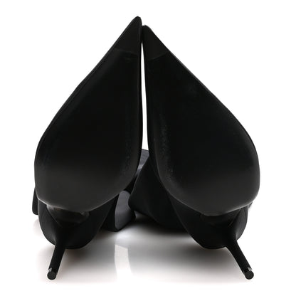 Balenciaga Spandex Pointed Toe Knife 110MM Thigh High Boots 38 Black 6 of 8