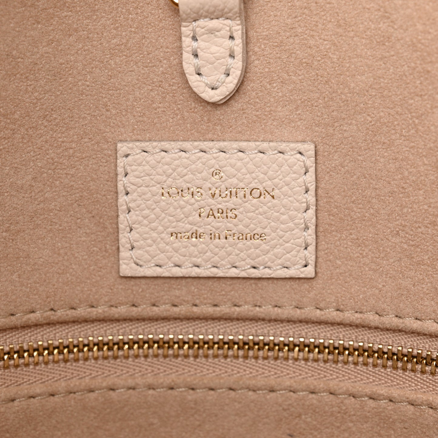 Empreinte Monogram Spring In The City Onthego MM Kaki Beige Cream
