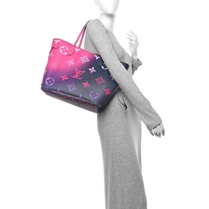 Louis Vuitton Monogram Giant Spring In The City Neverfull MM Midnight Fuchsia 2 of 12