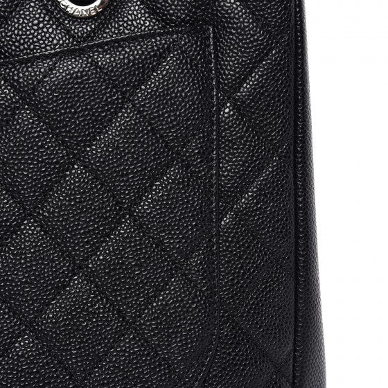 Chanel Caviar Quilted Grand Shopping Tote GST Black 9 of 14