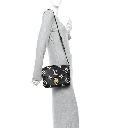 Louis Vuitton Empreinte Monogram Giant Pochette Metis Black Beige 2 of 11