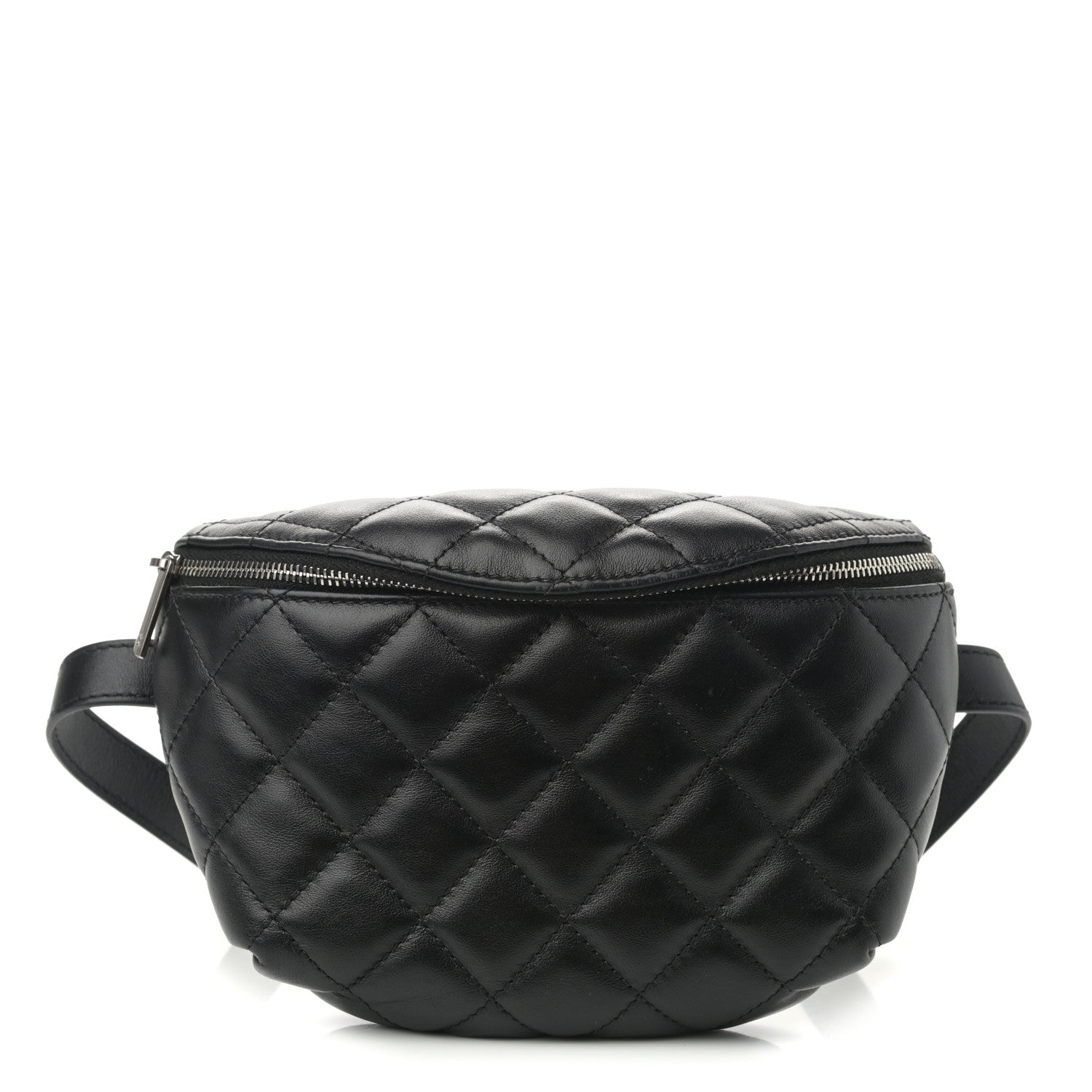 Chanel Lambskin Quilted Waist Belt Bag Black 1 of 11
