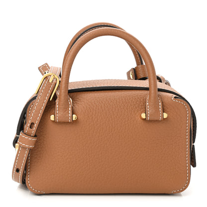Delvaux Taurillon Soft Nano Cool Box Satchel Vegetal Ivory 1 of 11