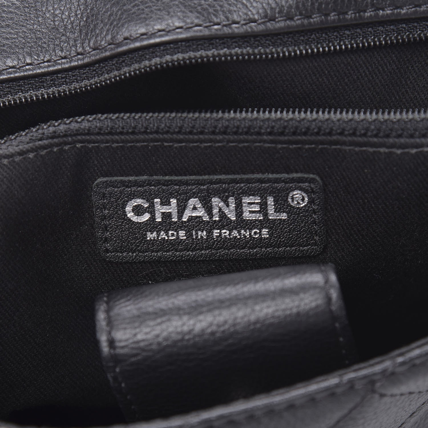 Chanel Calfskin Quilted Couture Messenger Black 6 of 10