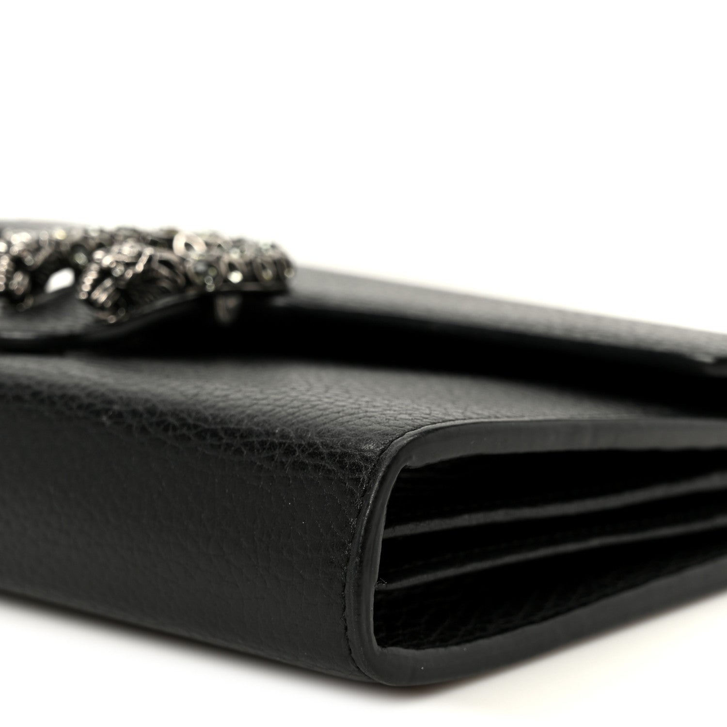 Gucci Calfskin Mini Dionysus Chain Wallet Black 10 of 10