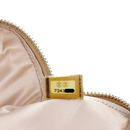 Chanel Nylon Travel Coin Purse Case Beige 7 of 7