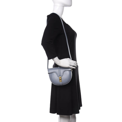 Celine Natural Calfskin Besace Small 16 Arctic Blue 2 of 10