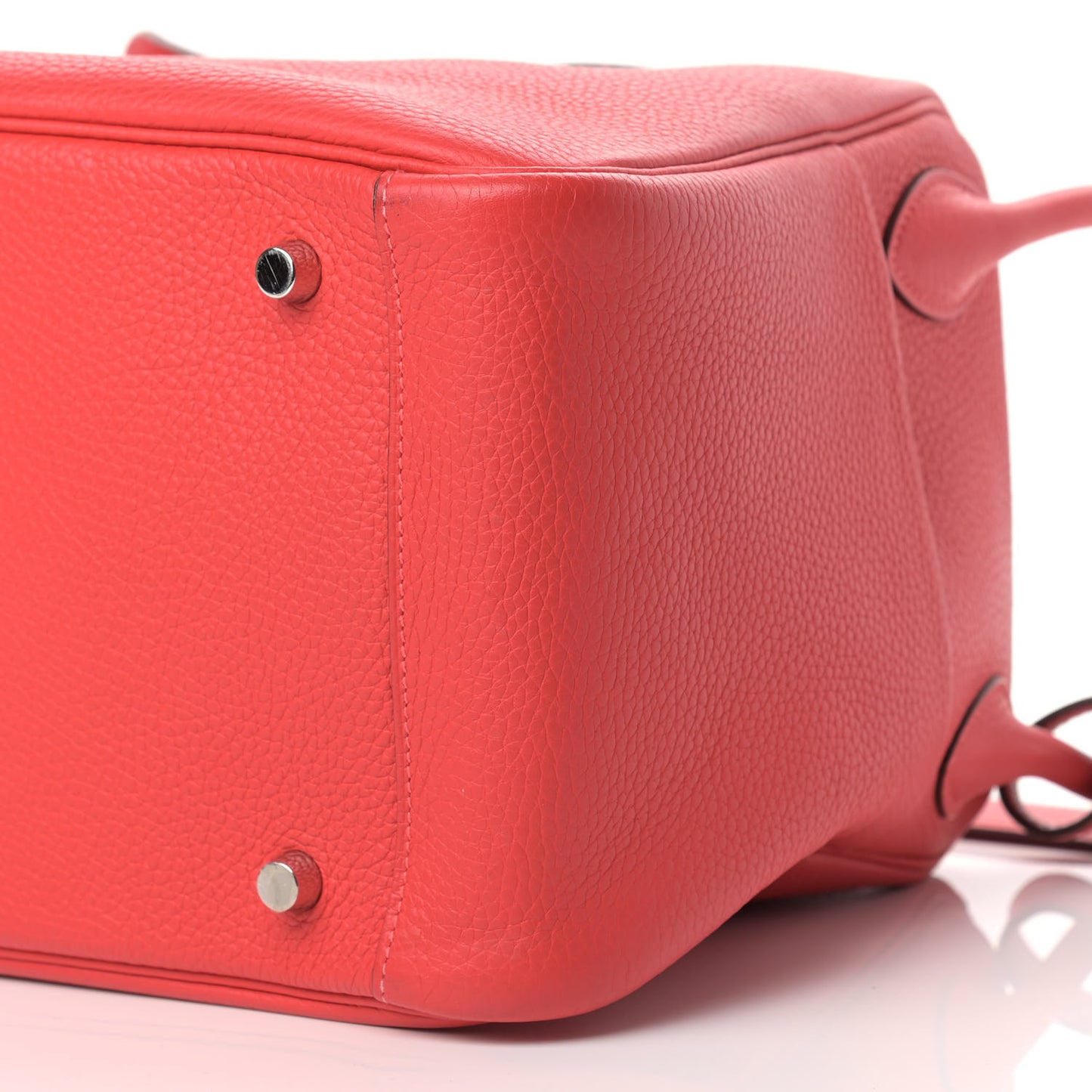 Taurillon Clemence Lindy 34 Rouge Pivoine