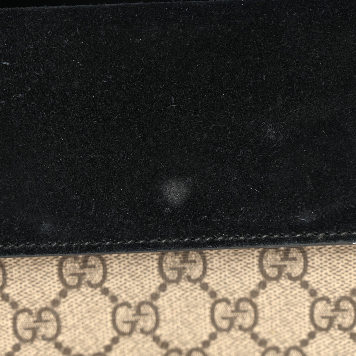 GG Supreme Monogram Mini Dionysus Shoulder Bag Black