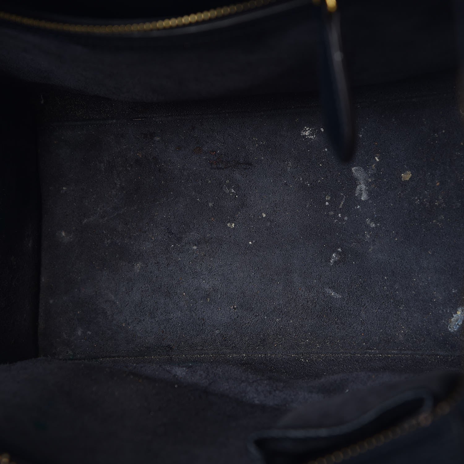 Celine Drummed Calfskin Micro Luggage Black 23 of 31