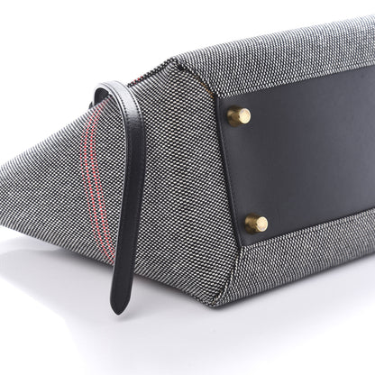 Celine Cotton Canvas Calfskin Mini Belt Bag Black 6 of 9