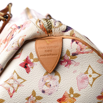 Louis Vuitton Watercolor Aquarelle Speedy 35 White 6 of 13