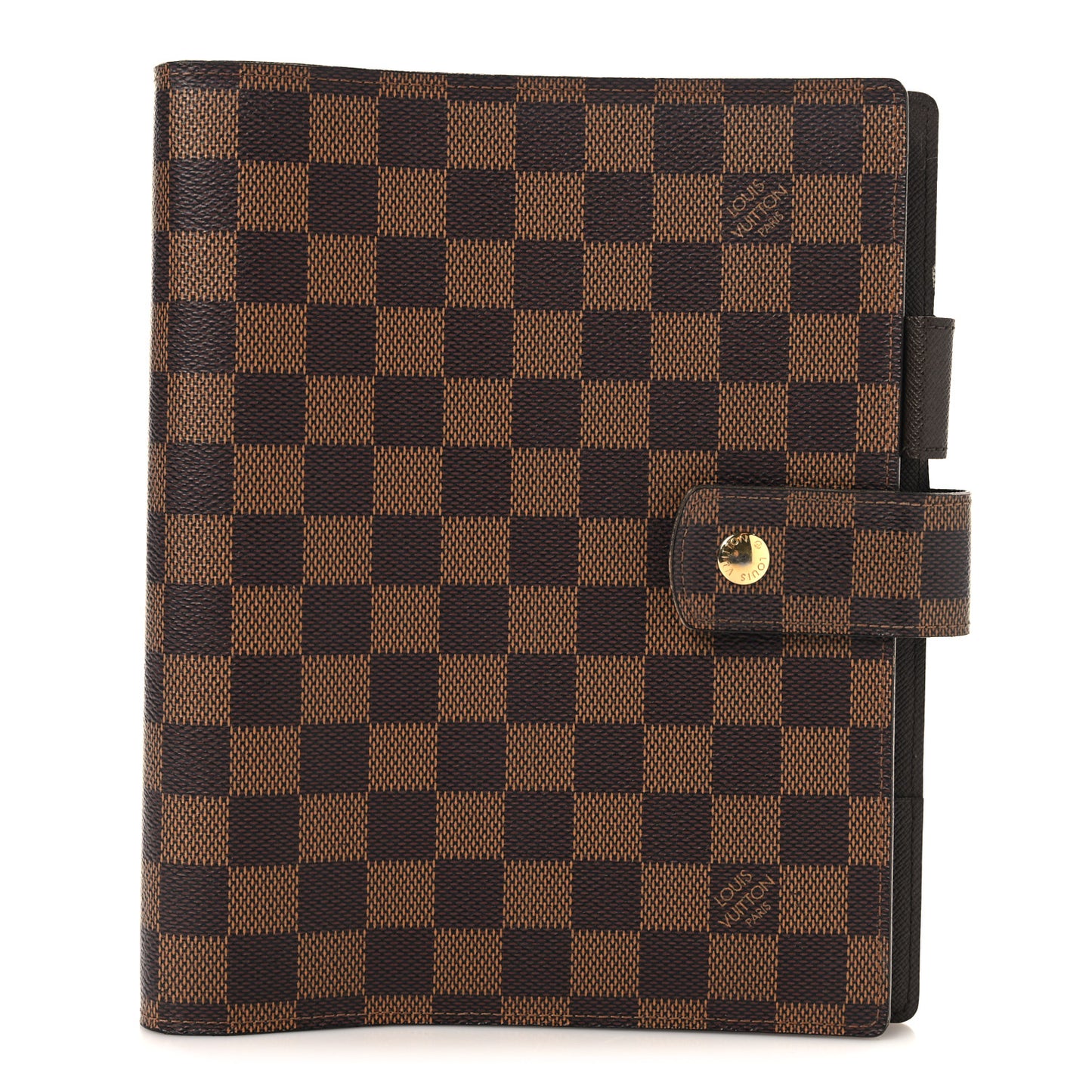 Damier Ebene Large Ring Agenda Cover